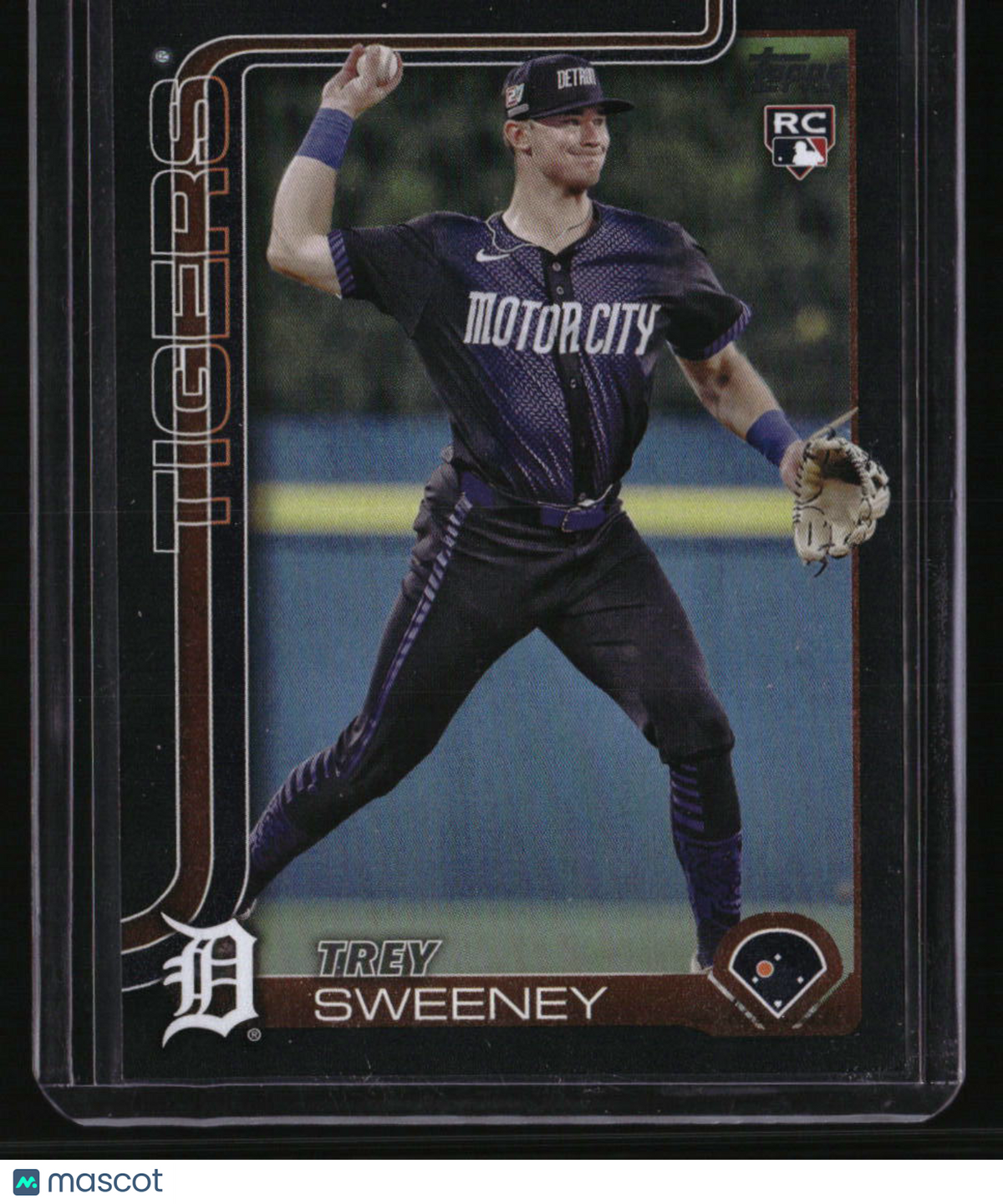 2025 Topps Trey Sweeney Black Foil #/10