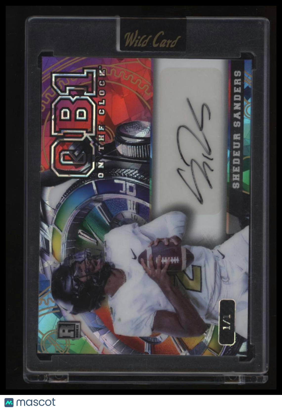 2024 Wild Card QB1 Shedeur Sanders Autograph 1/1