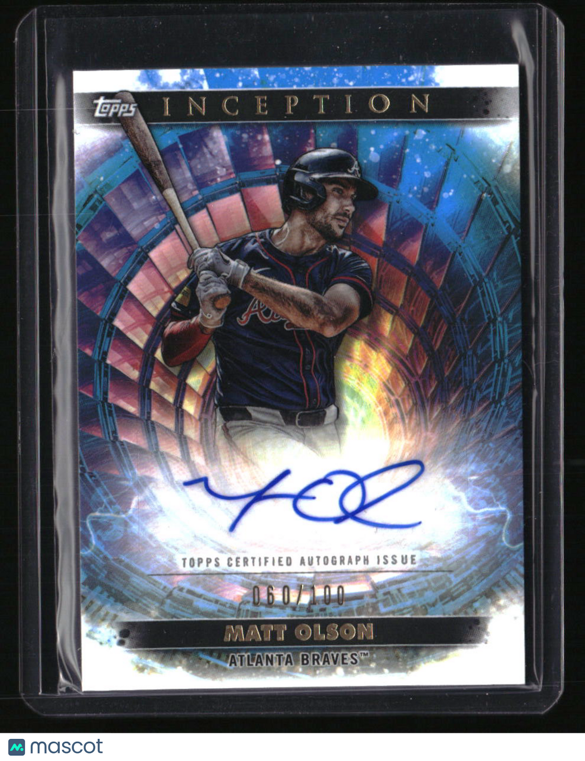 2024 Topps Inception Matt Olson Charged Particles Autographs