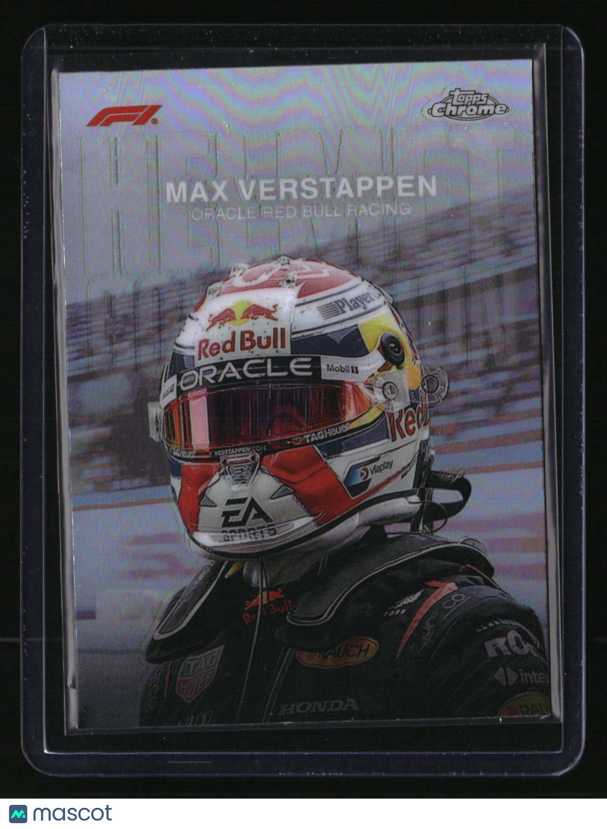 2024 Topps Chrome Formula 1 Max Verstappen Helmet Collection