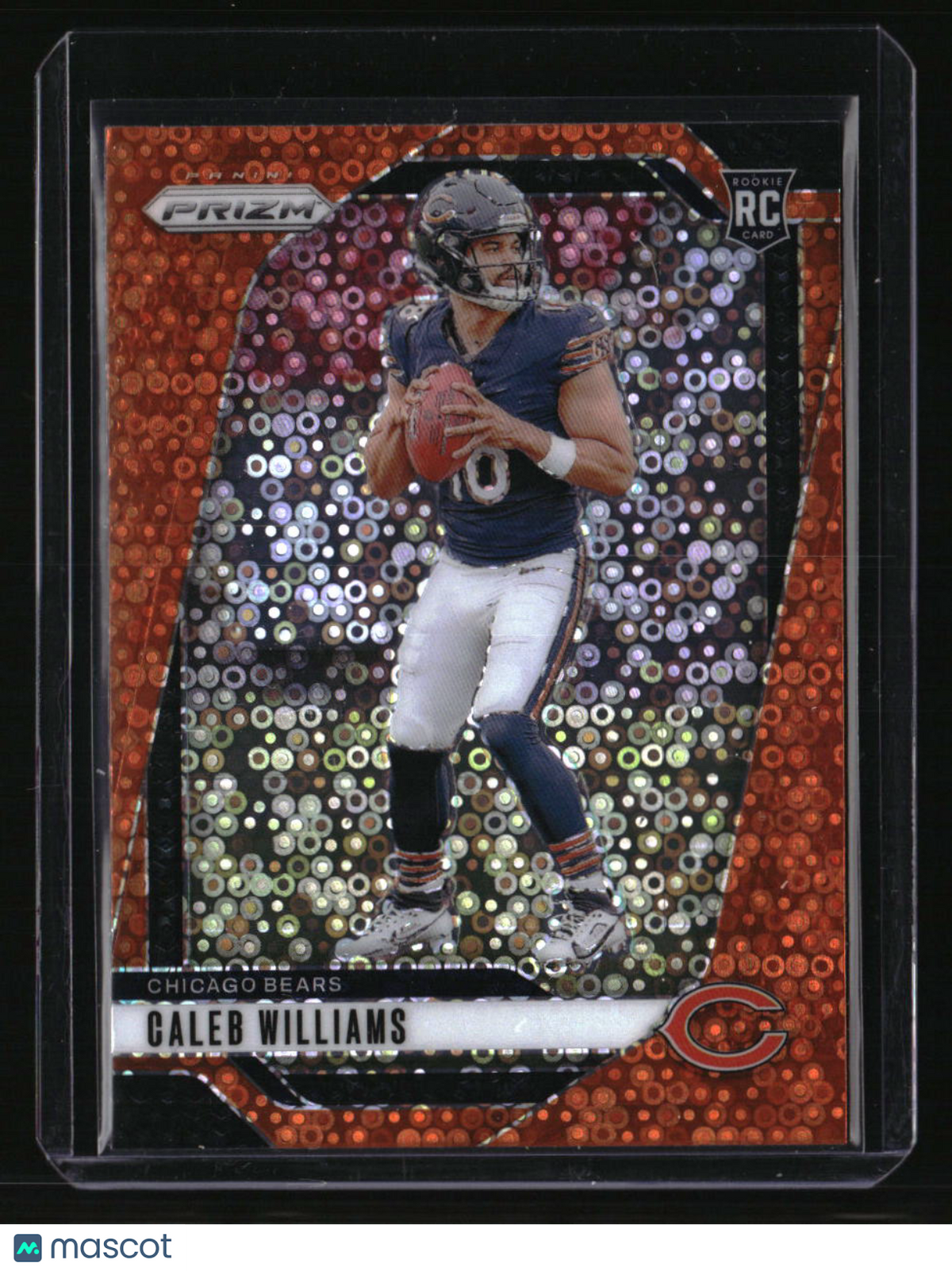 2024 Panini Prizm Caleb Williams Orange Disco Prizm