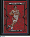 2021-22 Panini Obsidian Alperen Sengun Electric Etch Red Flood
