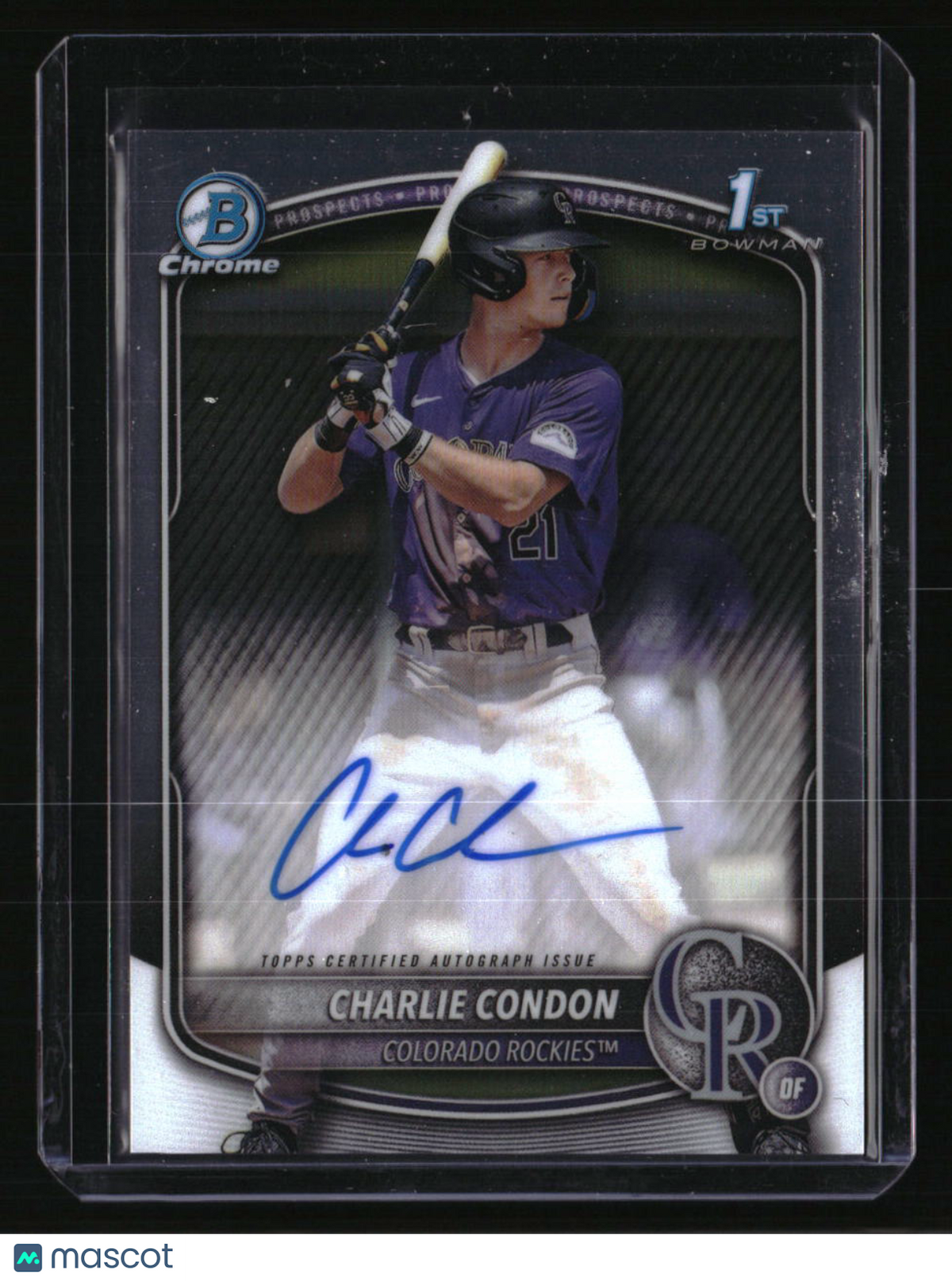 2025 Bowman Charlie Condon Chrome Prospects Autographs