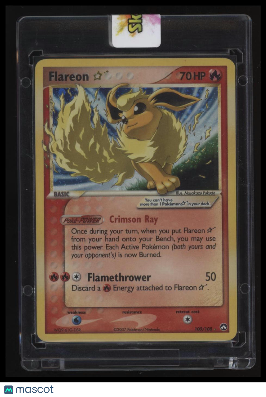 Power Keepers Flareon Gold Star Moderate Scratches