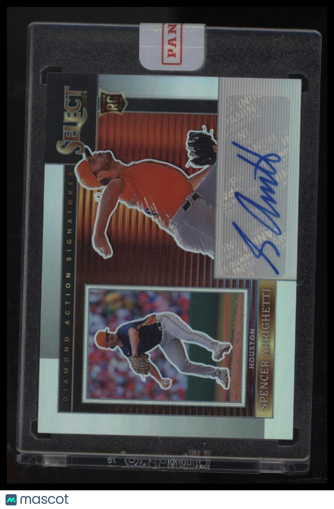 2024 Panini Select Spencer Arrighetti Diamond Action Signatures