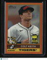 2025 Topps Heritage Colt Keith Chrome Orange Refractor #/25