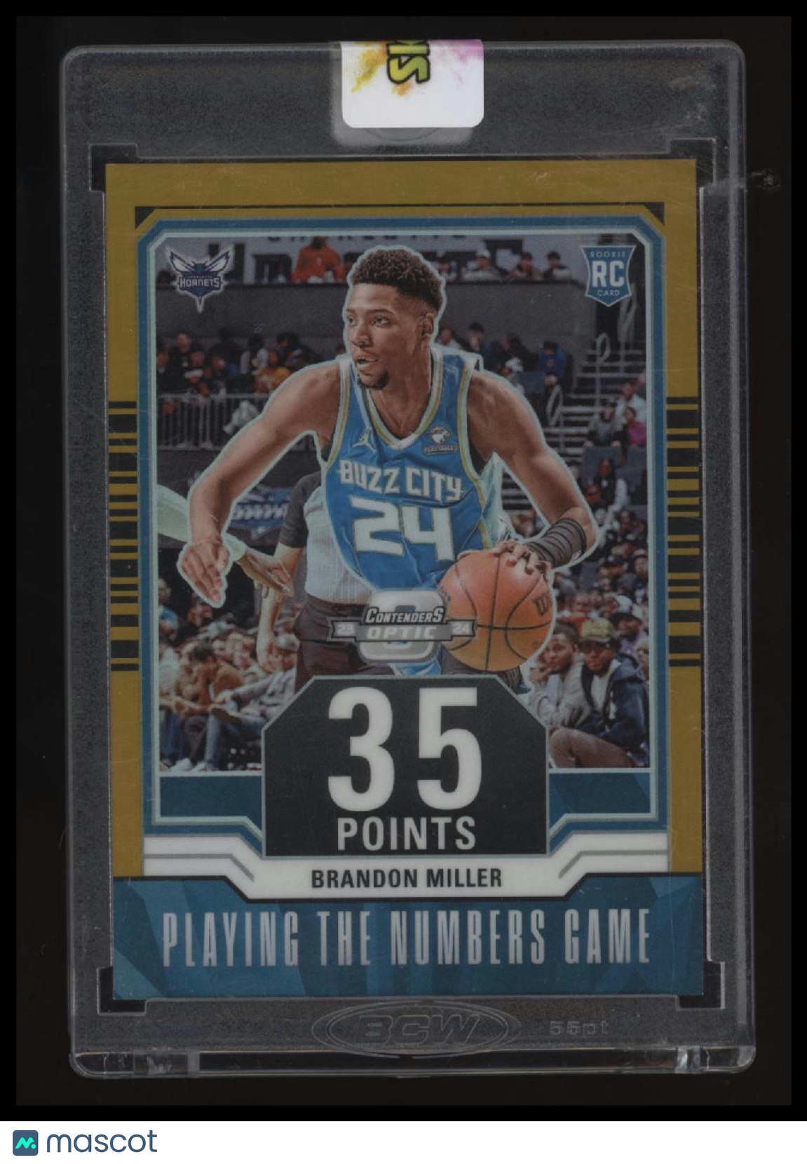 2023-24 Panini Contenders Optic Brandon Miller Playing the Numbers Game #/10