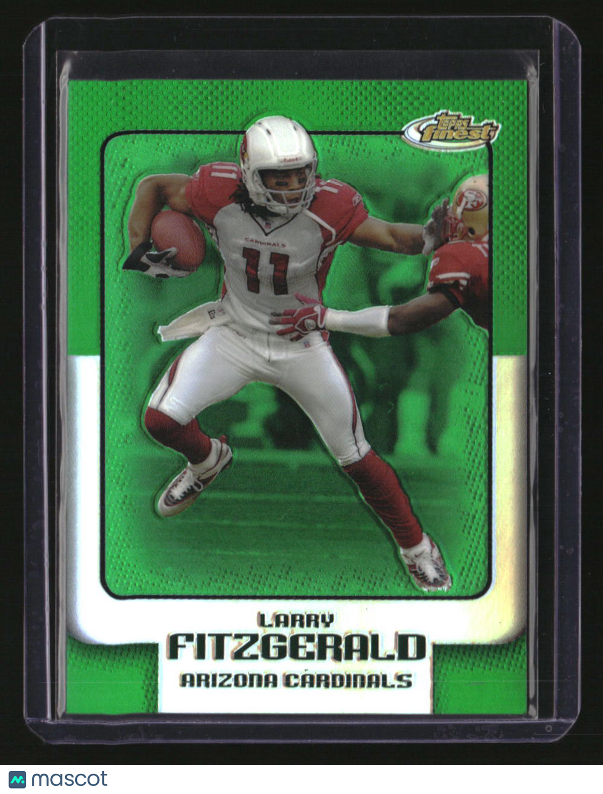 2005 Finest Larry Fitzgerald Green Refractors #/199
