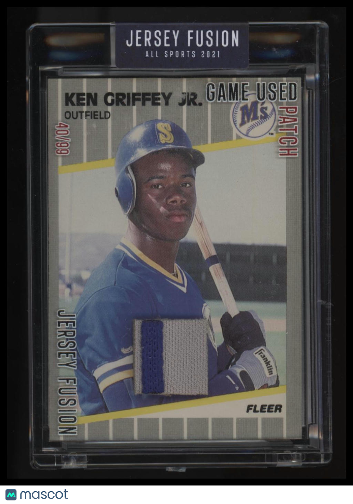 2021 Jersey Fusion Ken Griffey Jr. #/99 Game Used Patch