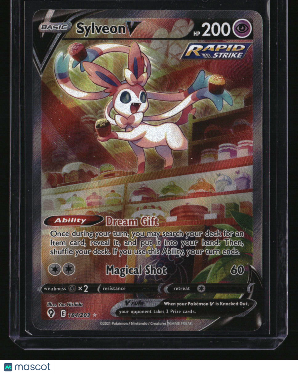 SWSH07: Evolving Skies Sylveon V (Alternate Full Art)