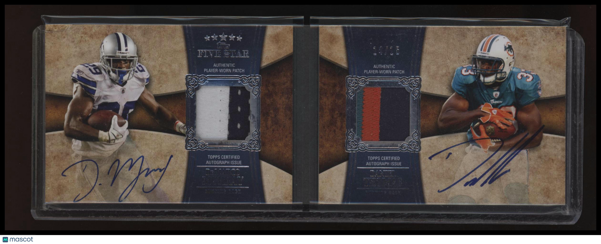 2011 Topps Five Star DeMarco Murray / Daniel Thomas Future Dual Autographs #/15