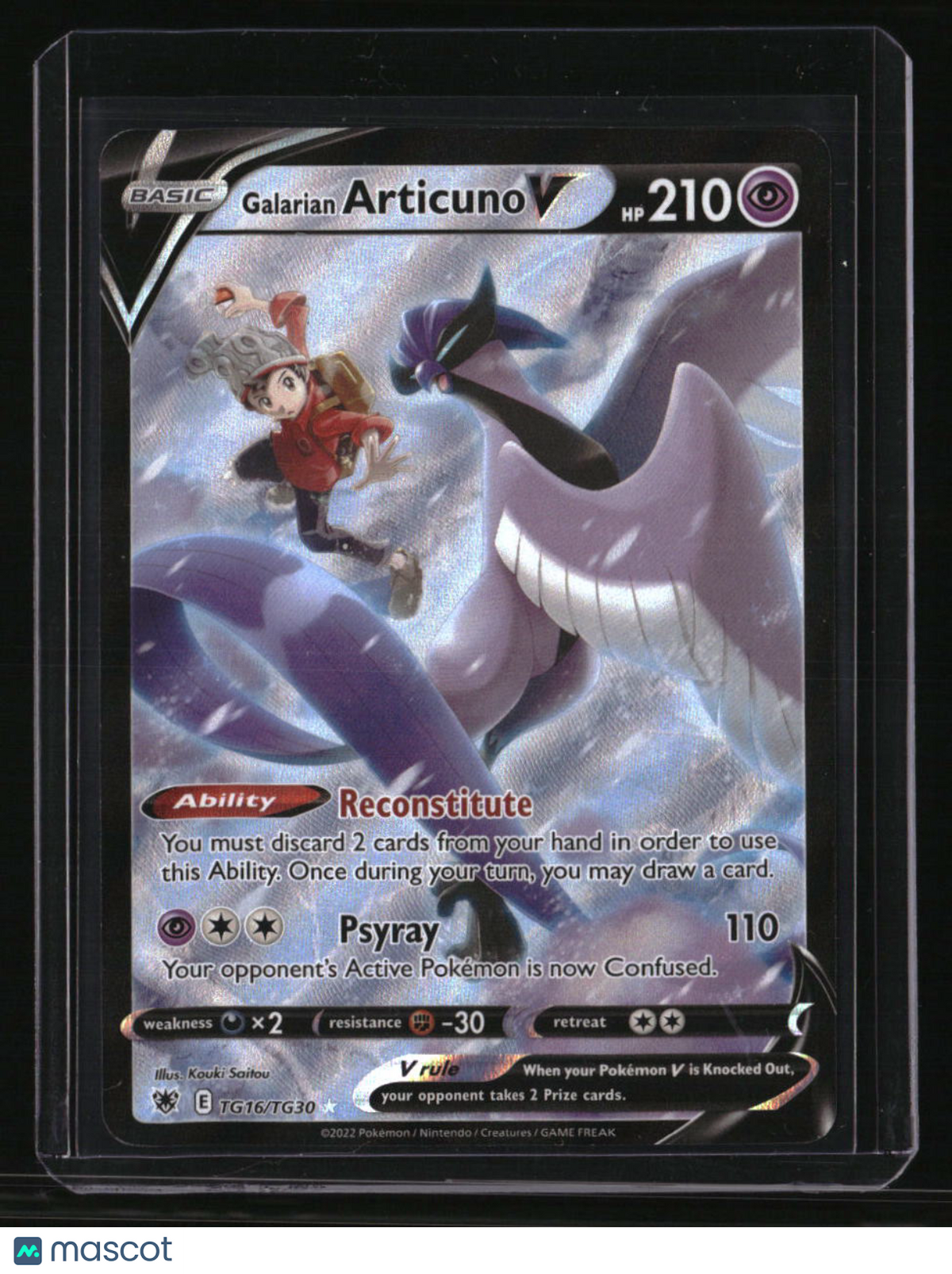 SWSH10: Astral Radiance Trainer Gallery Galarian Articuno V