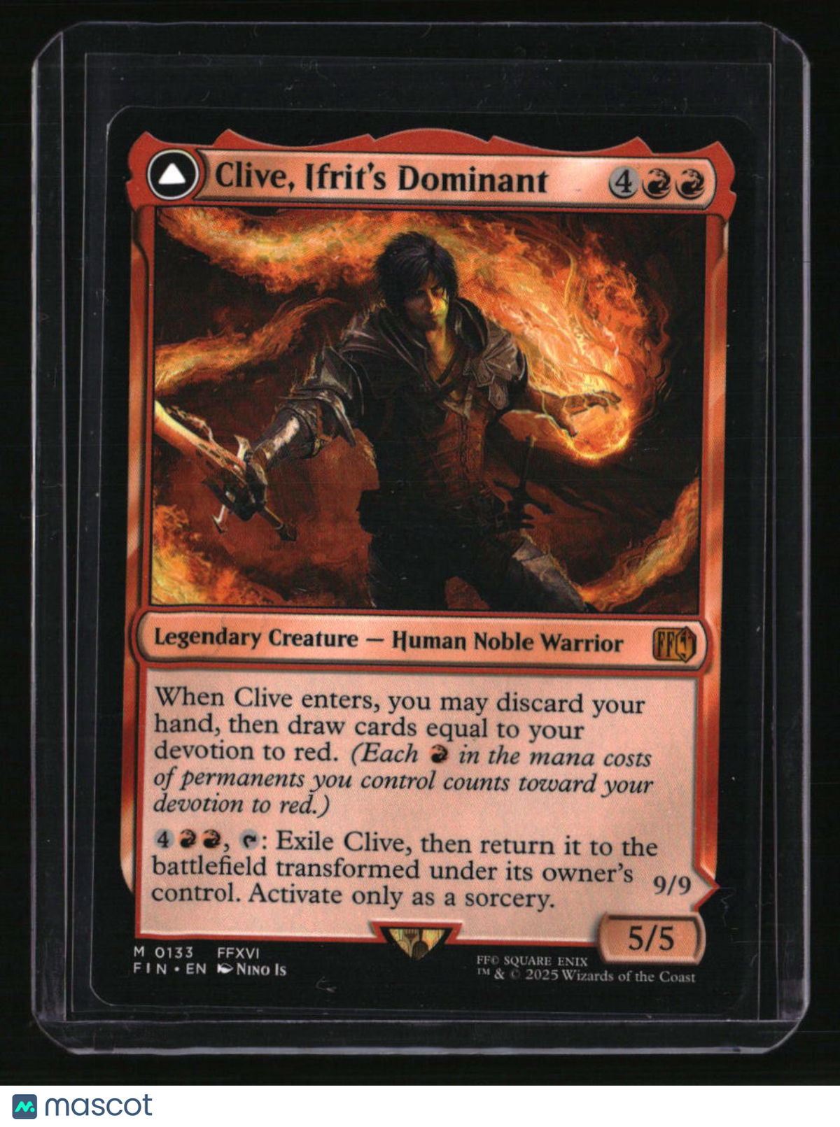 FINAL FANTASY Clive, Ifrit&#39;s Dominant
