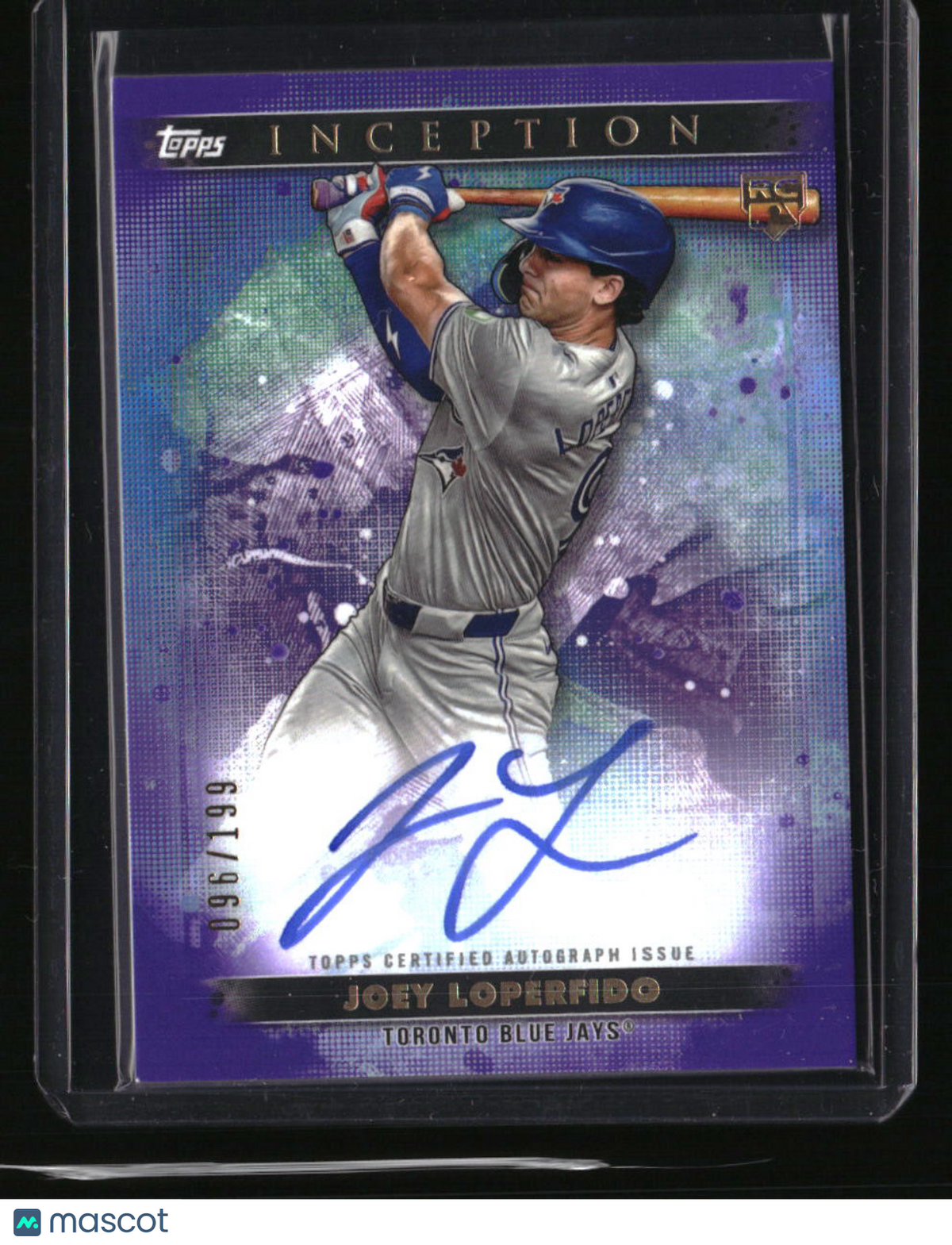 2024 Topps Inception Joey Loperfido Rookie and Emerging Star Autos Purple #/199