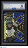 2023 Panini Select Garrett Wilson Blue Prizms #/149 NICE 10