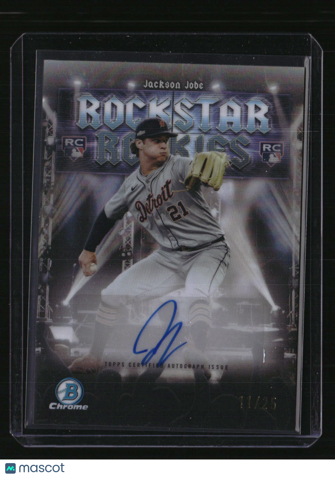 2025 Bowman Jackson Jobe Rockstar Rookies Autographs Refractor #/25