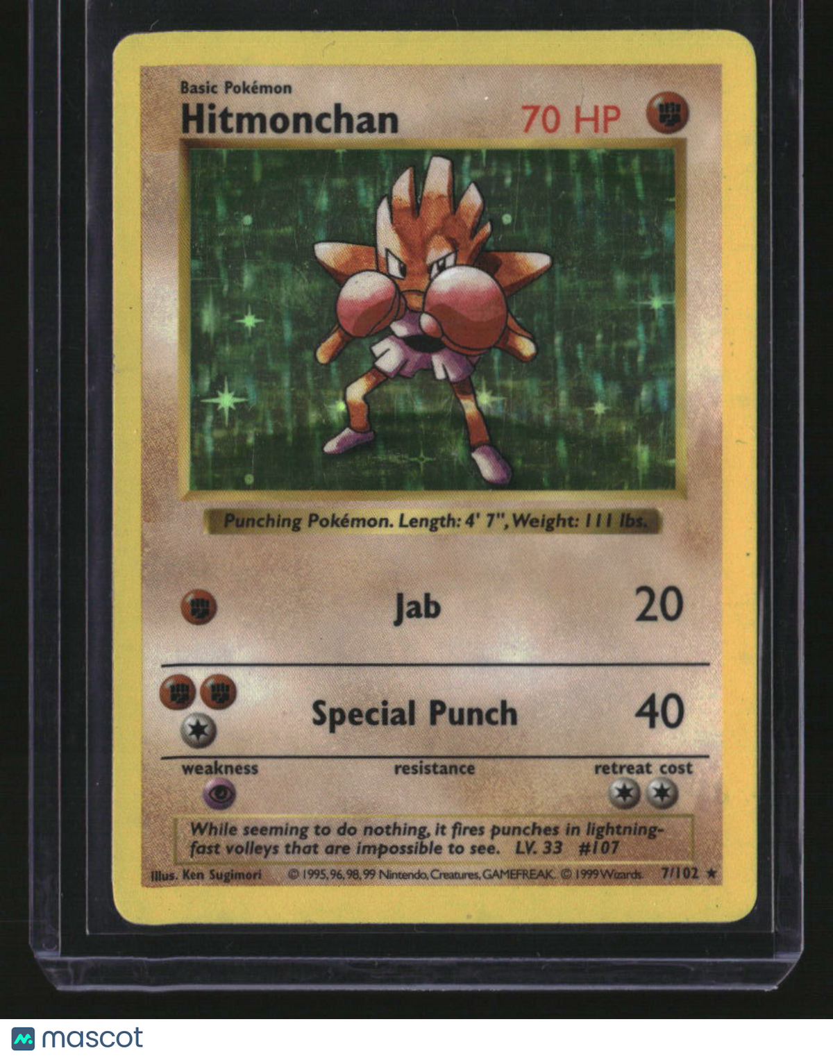 Base Set (Shadowless) Hitmonchan