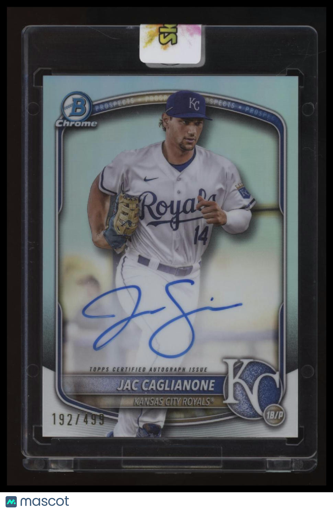 2025 Bowman Jac Caglianone Chrome Prospects Autographs Refractor #/499