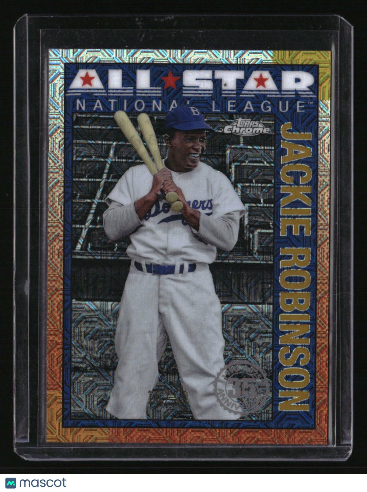 2025 Jackie Robinson 35th Anniversary Chrome All-Stars Gold Refractors #/50
