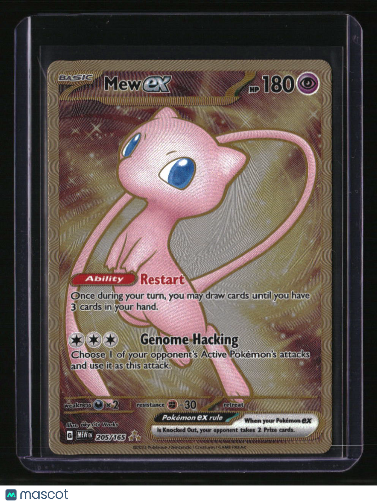 SV: Scarlet &amp; Violet 151 Mew ex - Metal Card
