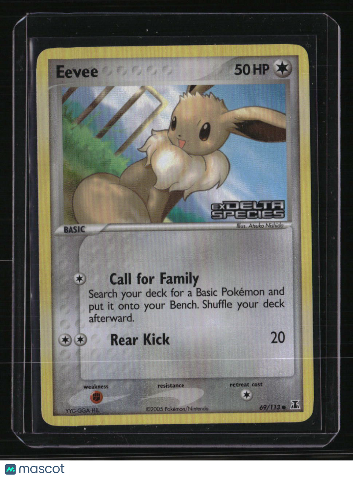 Delta Species Eevee Reverse Holo