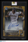 2025 Bowman Konnor Griffin Chrome Prospects Autographs Gold Lava Refractor #/50