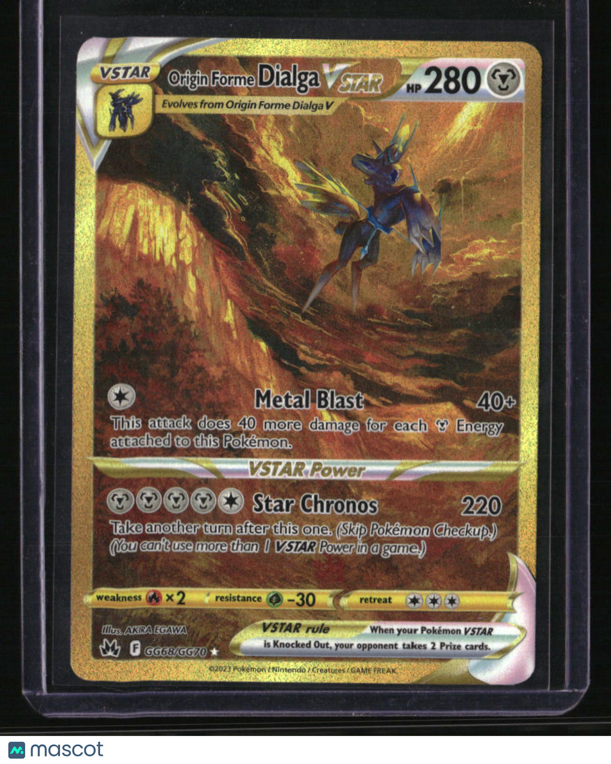 Crown Zenith: Galarian Gallery Origin Forme Dialga VSTAR (Secret)