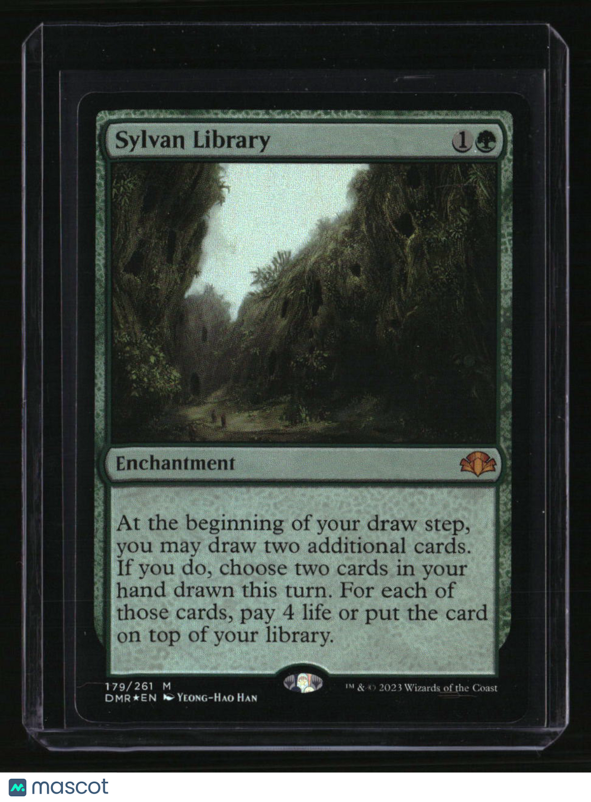 Dominaria Remastered Sylvan Library Foil