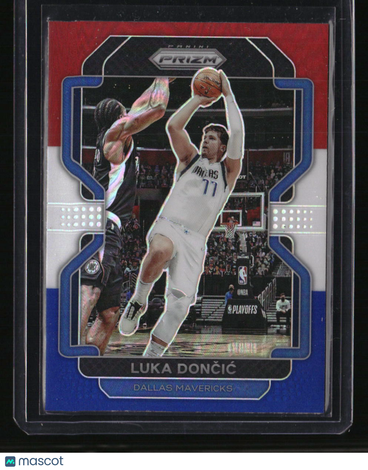 2021-22 Panini Prizm Luka Doncic Red White and Blue