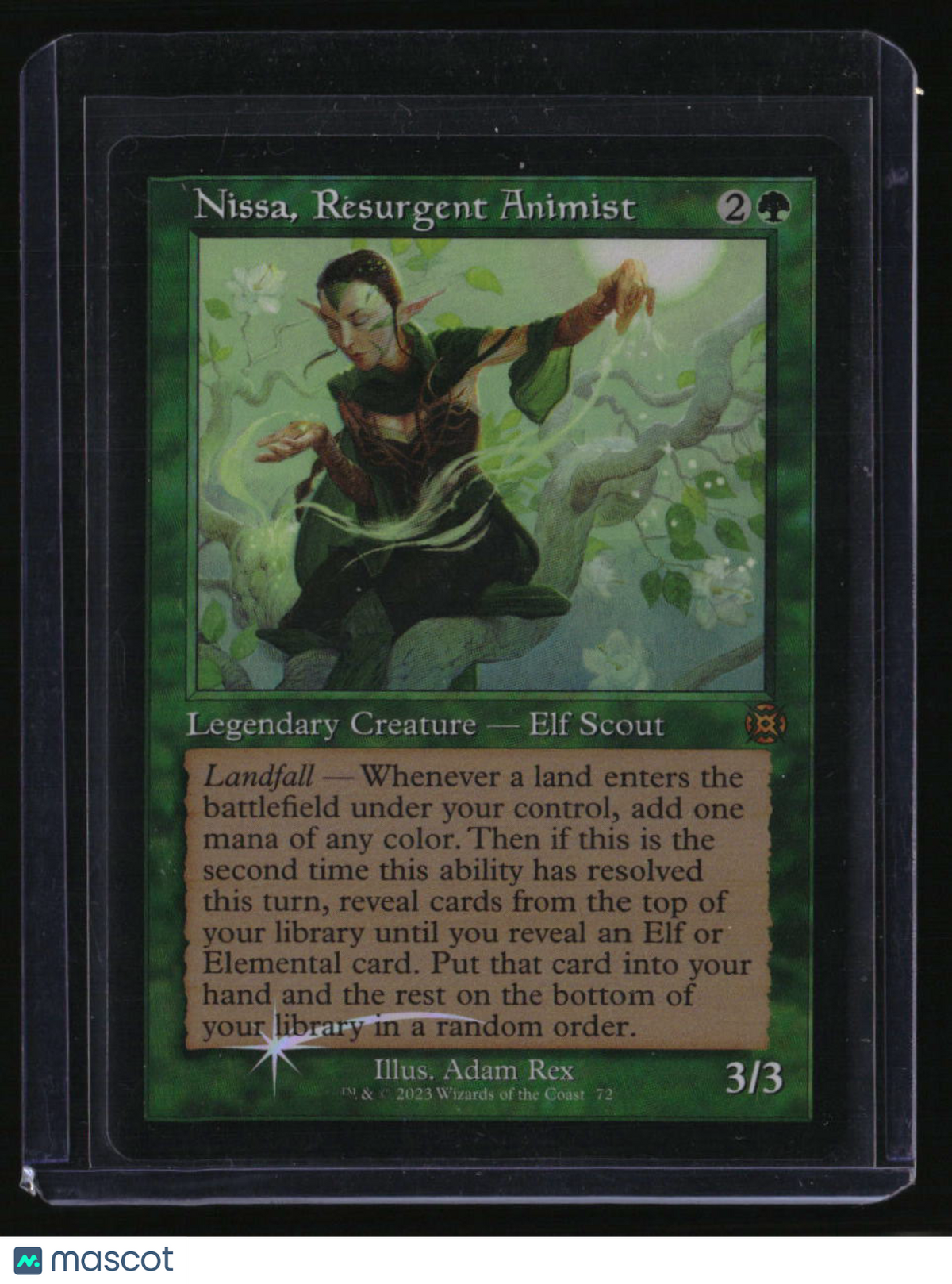 March of the Machine: The Aftermath Nissa, Resurgent Animist (Retro Frame) Foil