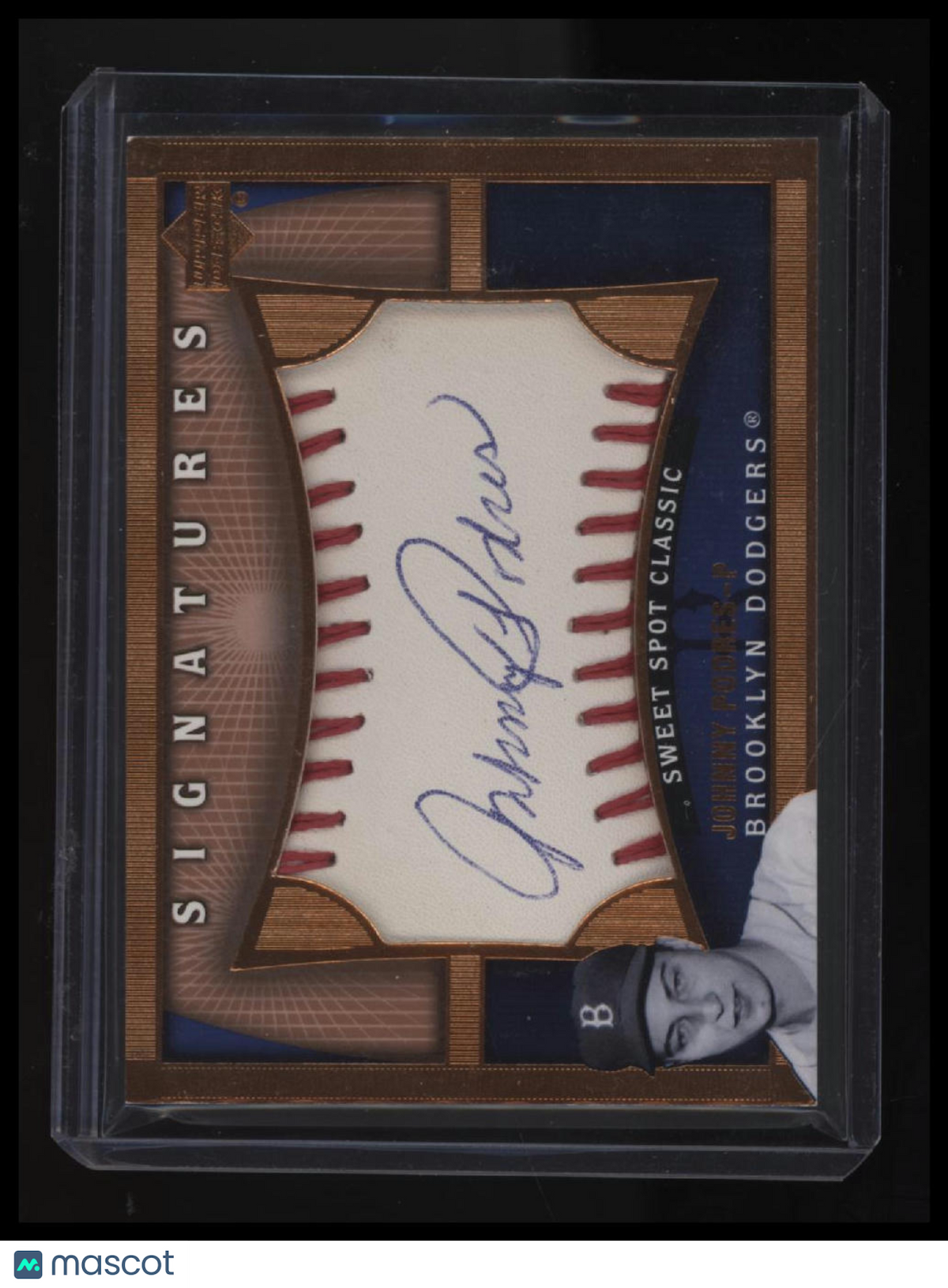 2005 Upper Deck Sweet Spot Classic Johnny Podres Signatures