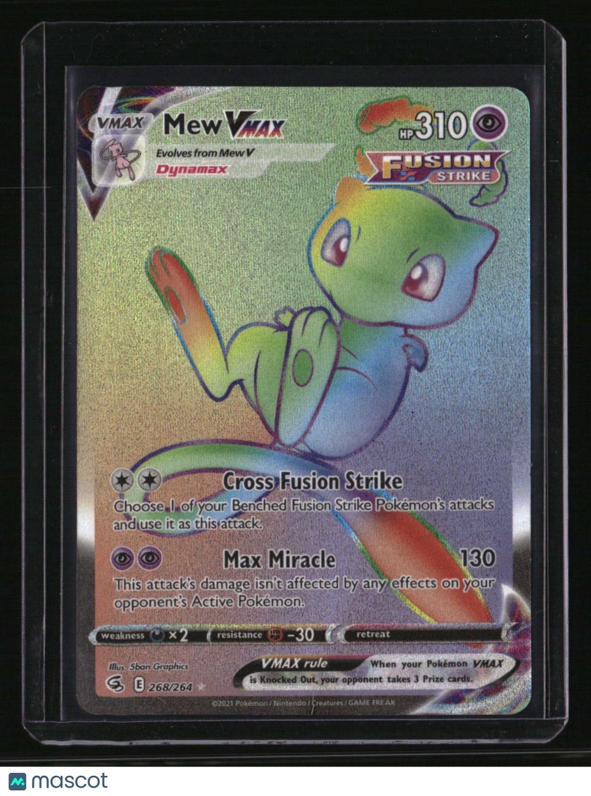 SWSH08: Fusion Strike Mew VMAX (Secret)