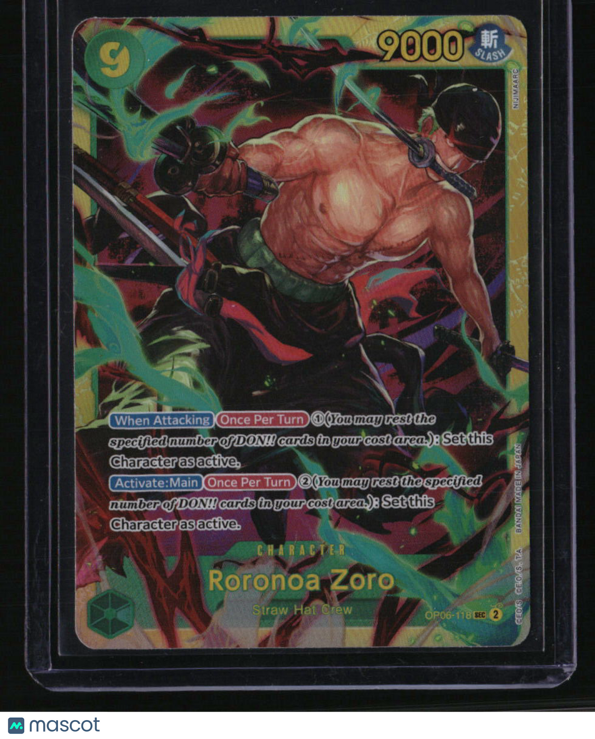 Wings of the Captain Roronoa Zoro