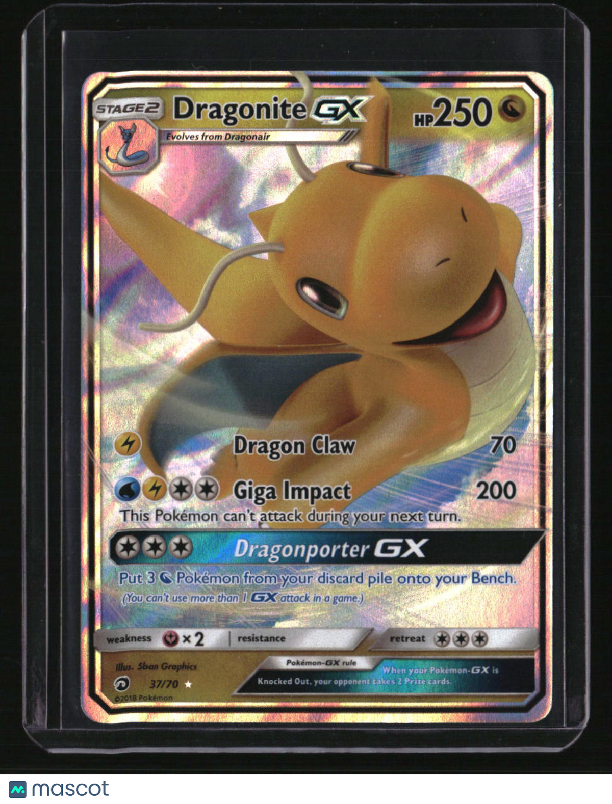 Dragon Majesty Dragonite GX