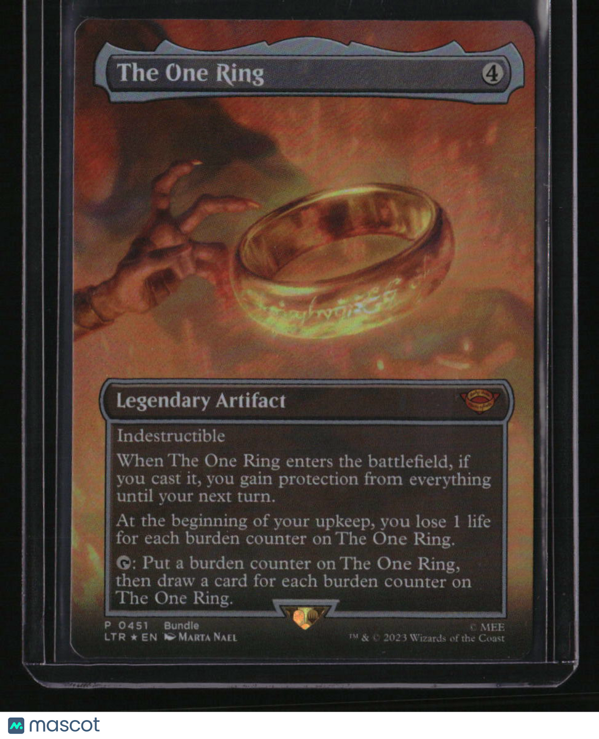 Unique and Miscellaneous Promos The One Ring (Borderless) (LTR Bundle) Foil