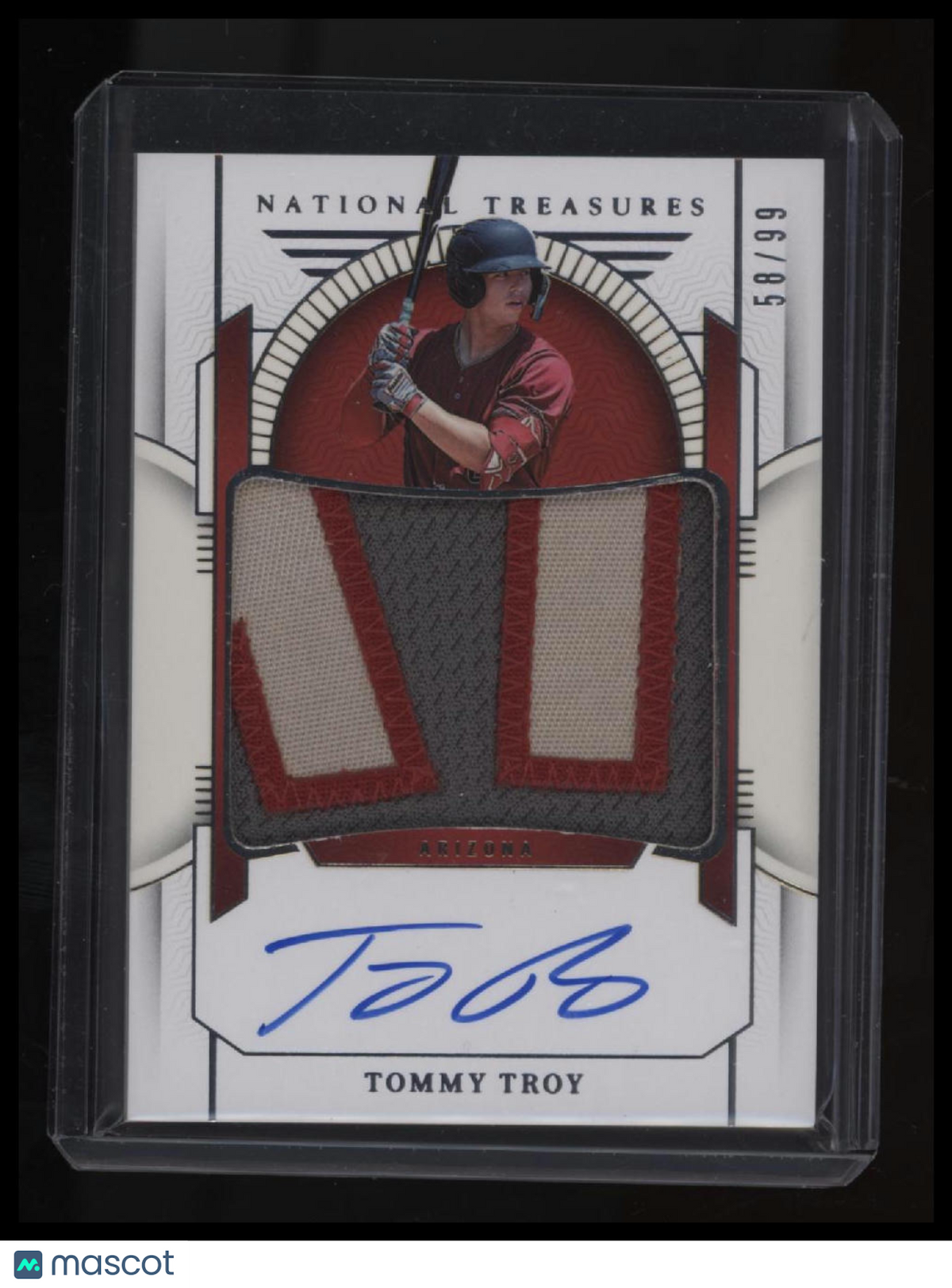 2024 Panini National Treasures Tommy Troy Prospect Material Signatures #/99
