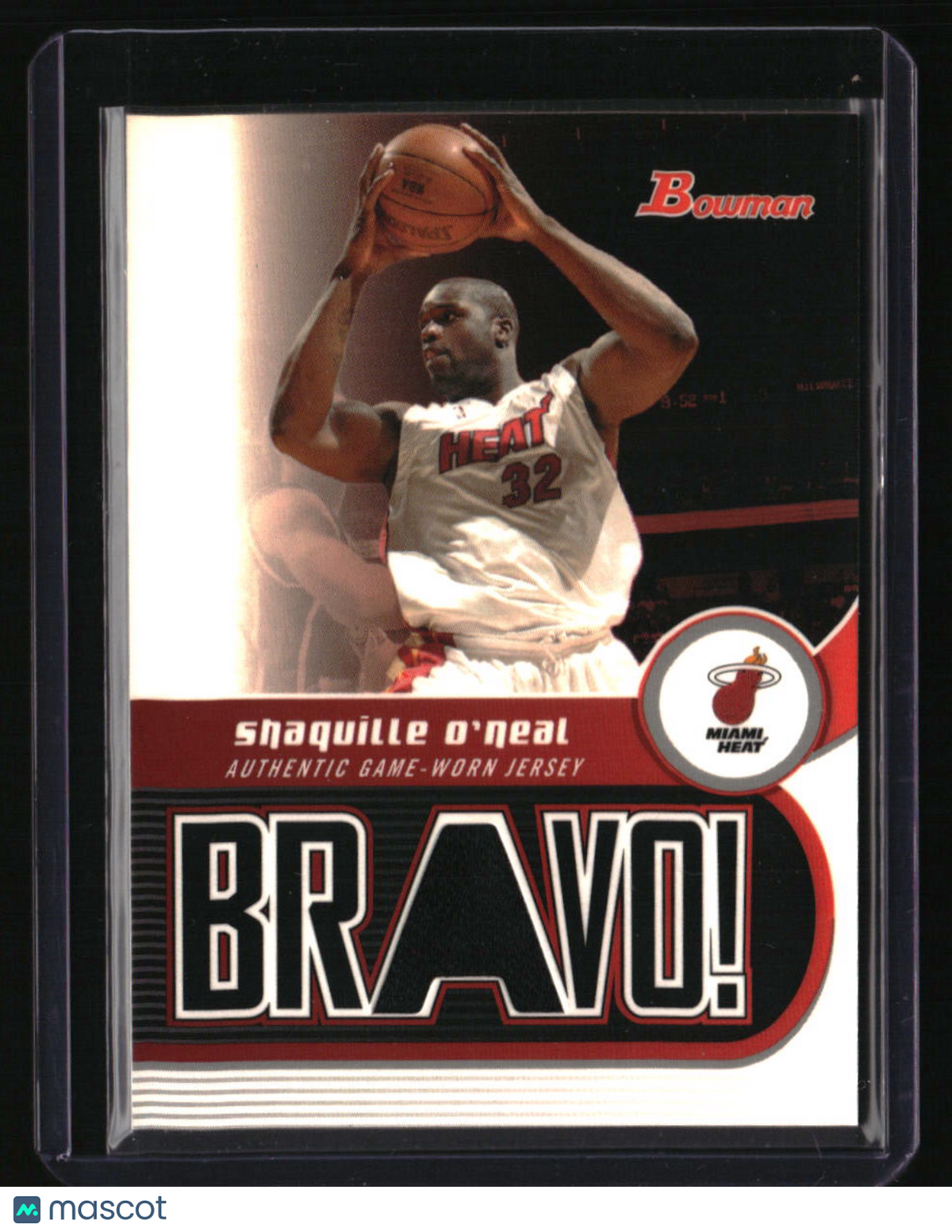 2005-06 Bowman Shaquille O&#39;Neal Bravo Relics