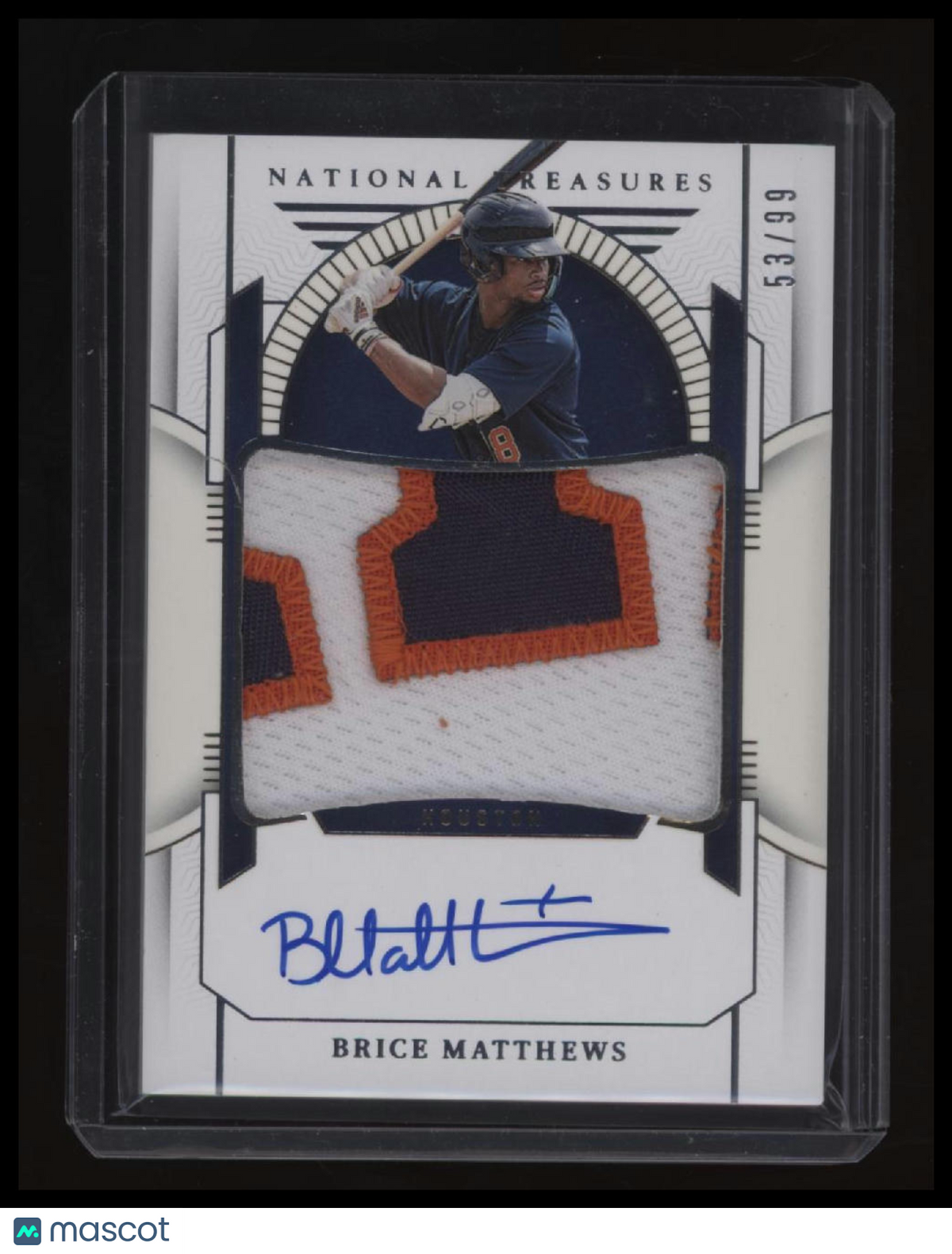 2024 Panini National Treasures Brice Matthews Prospect Material Signatures #/99