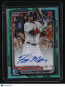 2024 Bowman Draft Braden Montgomery Chrome Prospect Auto Aqua Lava #/199
