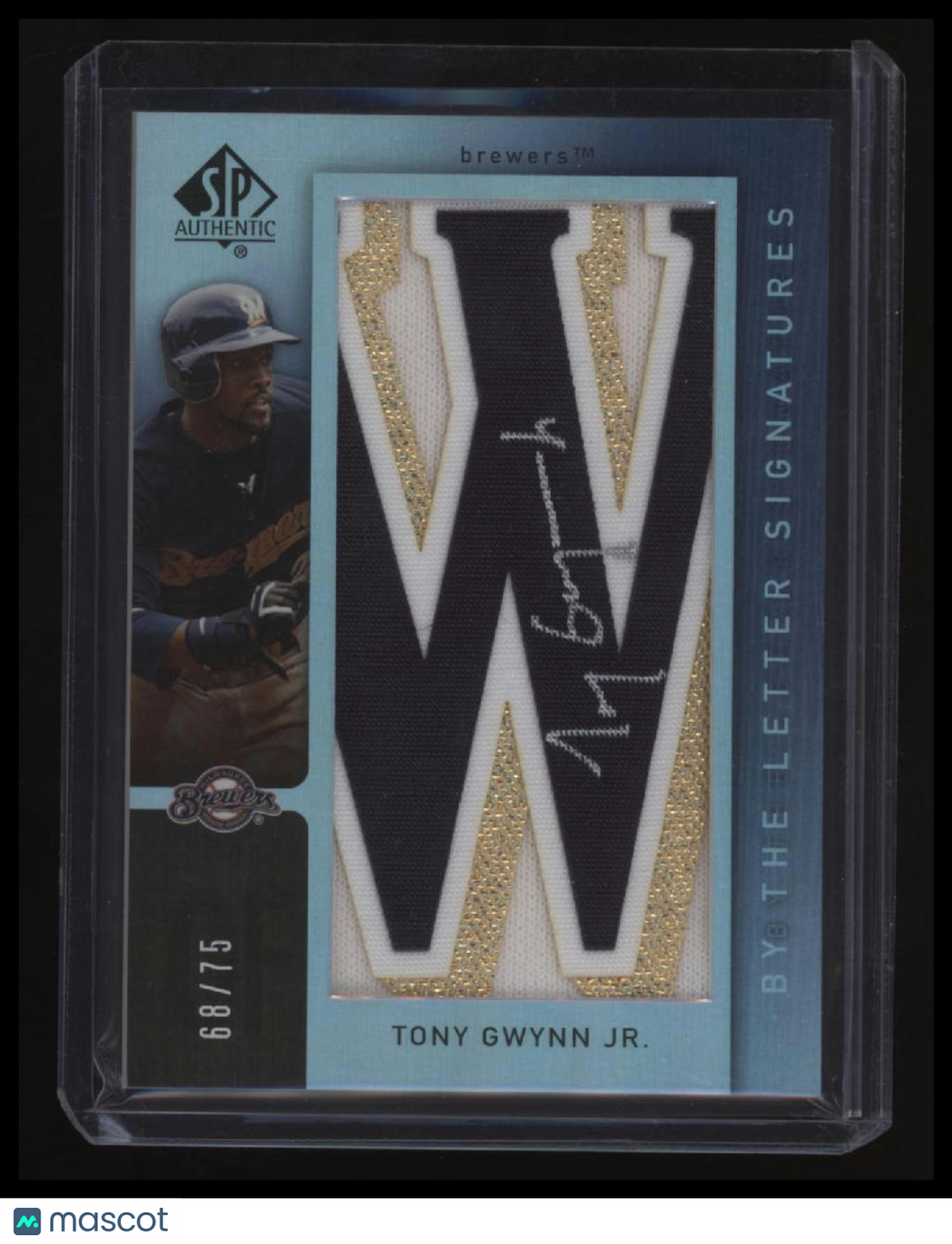 2007 SP Authentic Tony Gwynn Jr. By the Letter Signatures #/75 (W)
