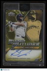 2025 Topps Chrome Black Sal Frelick Super Futures Auto Gold Refractors #/50