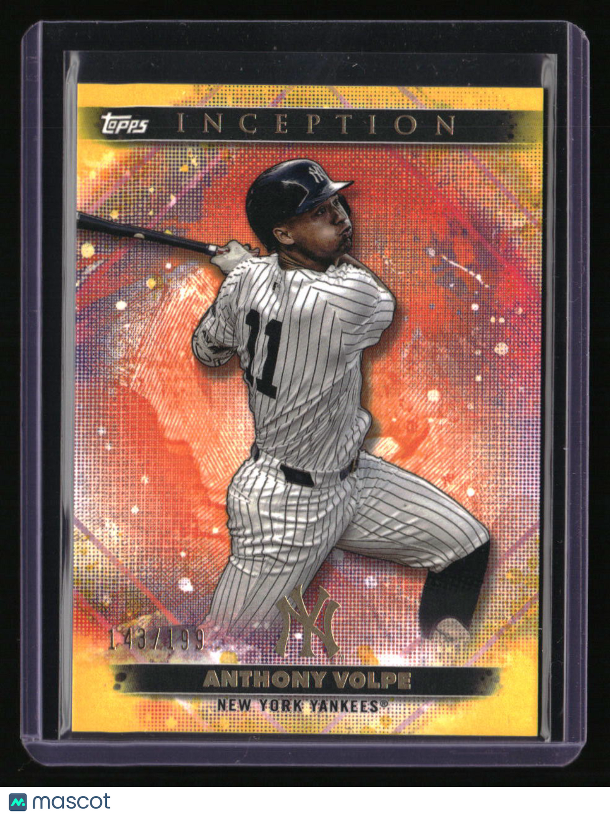 2024 Topps Inception Anthony Volpe Yellow #/199