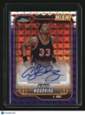 2024-25 Topps Chrome Alonzo Mourning Autographs Purple Geometric Refractor