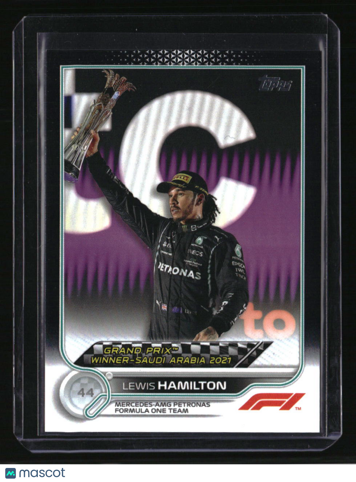 2022 Topps Formula 1 Lewis Hamilton Black #/10