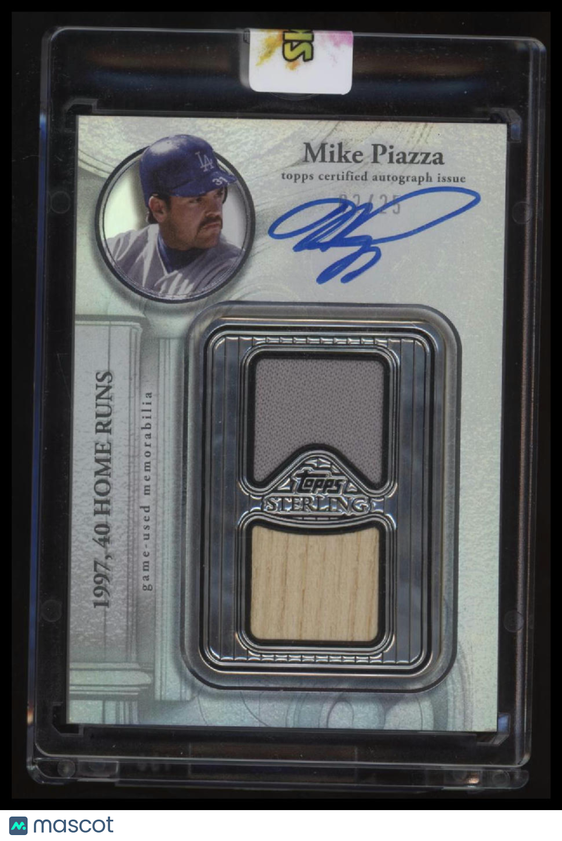 2025 Topps Sterling Baseball Mike Piazza Patch Auto #/25