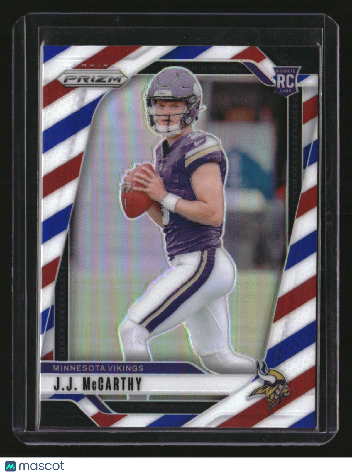 2024 Panini Prizm J.J. McCarthy Red White and Blue