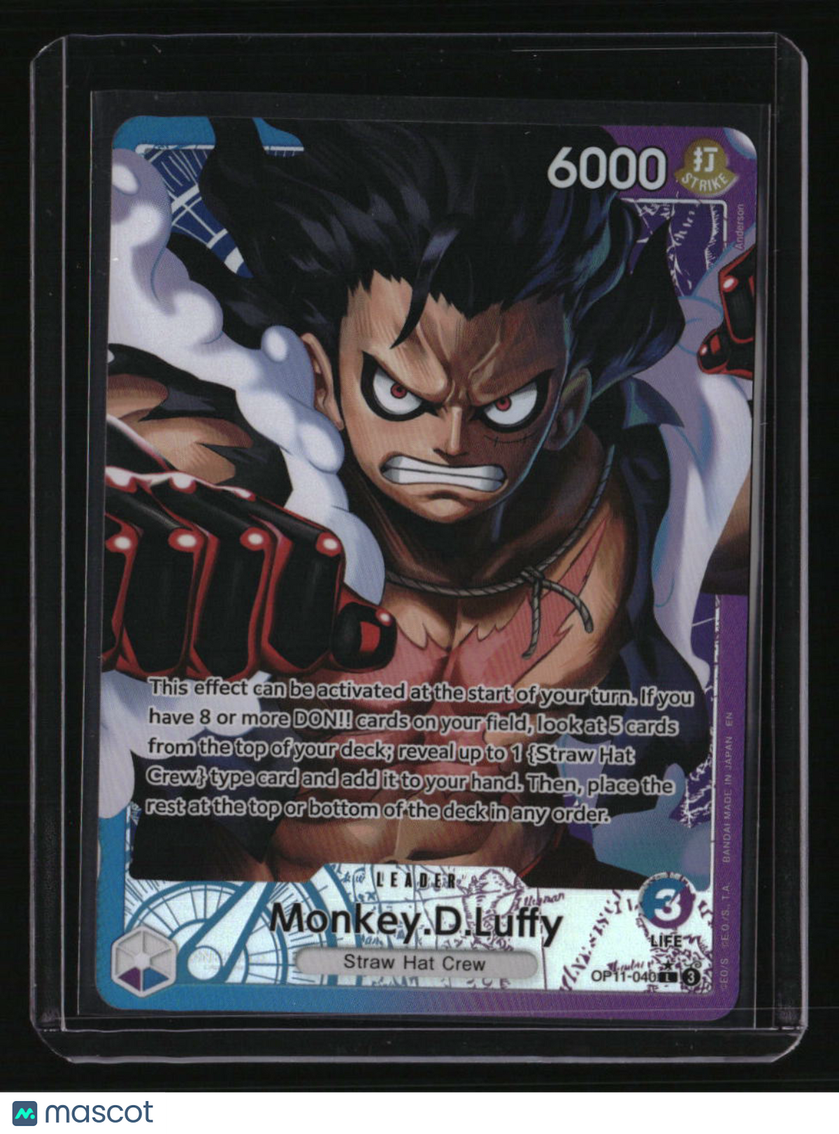 A Fist of Divine Speed Monkey.D.Luffy (040) (Alternate Art)