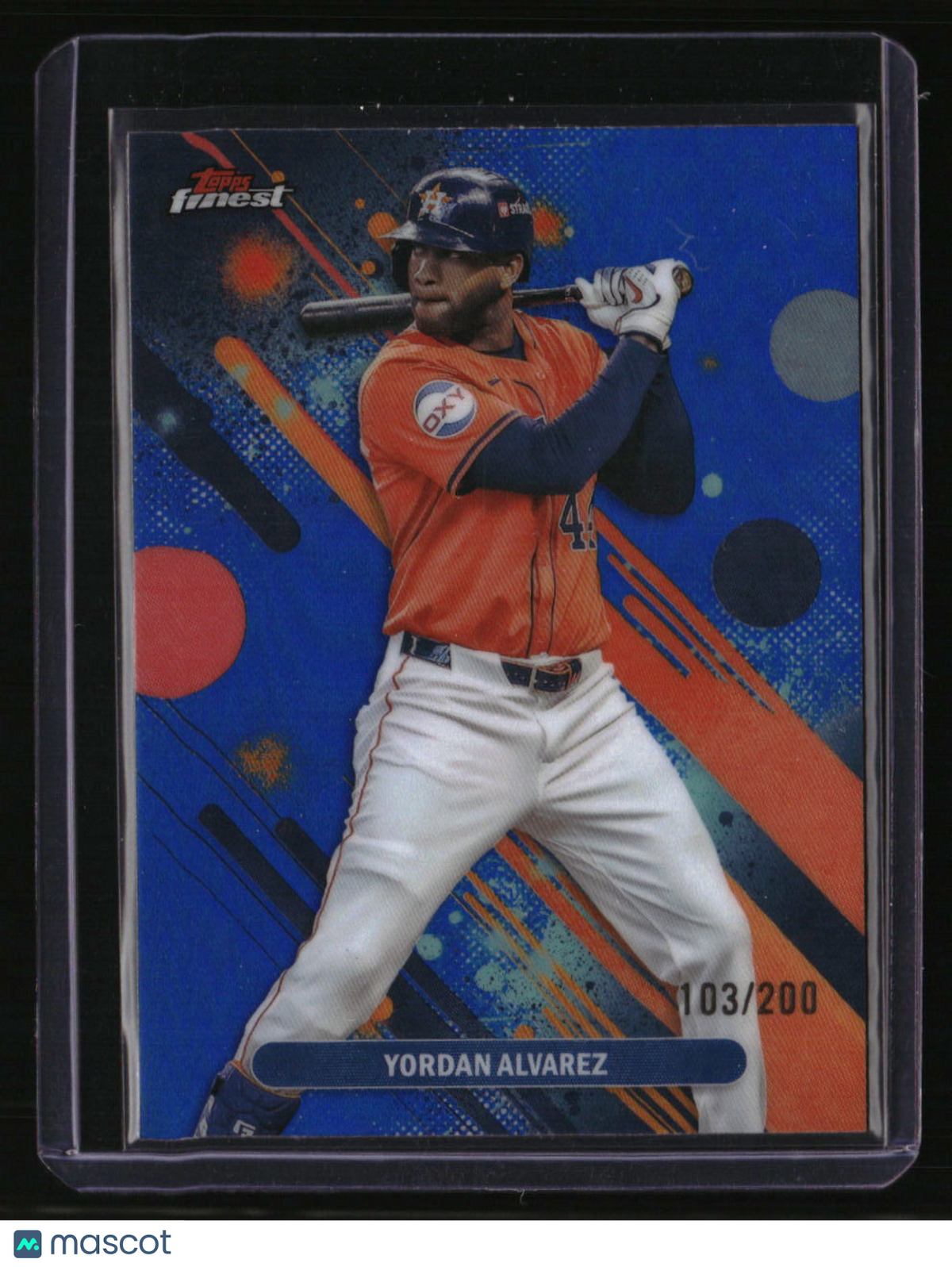 2025 Finest Yordan Alvarez Blue #/200