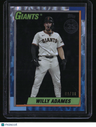 2025 Topps Willy Adames 35th Anniversary Black Crackle Foilboard (Series Two)