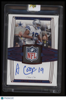 2019 National Treasures Amari Cooper Material Sig. Laundry Tag NFL Shield #/1